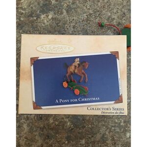 Hallmark A Pony For Christmas Ornament